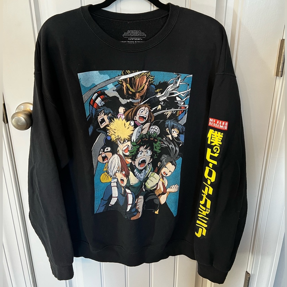 My Hero Academia Funimation Crew Neck Sweatshirt
